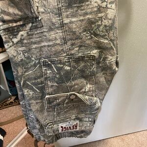 REVICE Gray Camouflage Cargo Pants